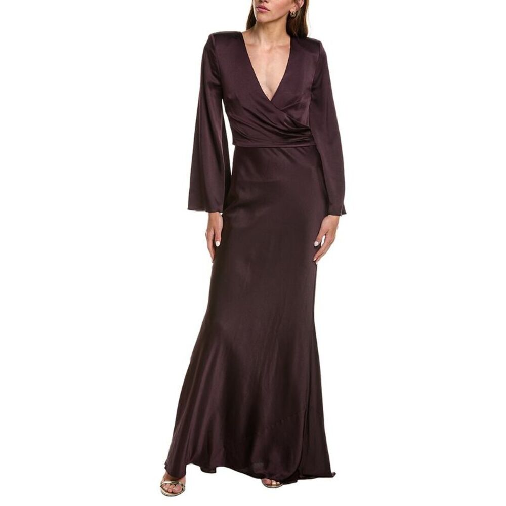 L’Agence Womens  Manon Surplice Dress